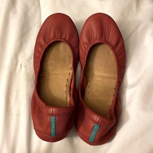 Tieks Cardinal red ballet flats